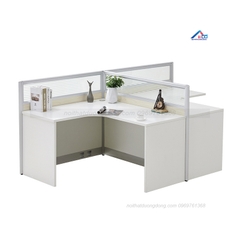 Module bàn làm việc 2 người chữ L - CB 68