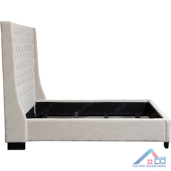 Giường ngủ gỗ bọc nỉ phong cách Châu Âu - GN 40