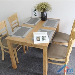 Bàn ăn cabin 4 ghế màu vàng - BA 06