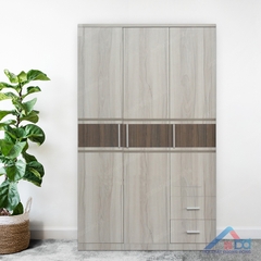 Tủ quần áo 3 cánh 2 ngăn kéo - QA 06