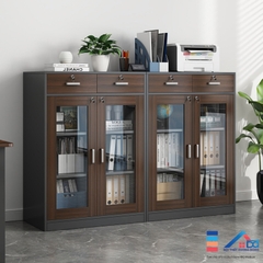 Tủ đựng hồ sơ cánh kính - TL 37