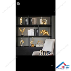 Tượng trang trí decor, phong thủy voi vàng chiêu tài tụ phúc - TTT 14