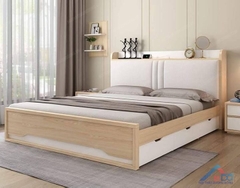 Giường 1.6m thông minh bọc đệm giá rẻ - GN 13