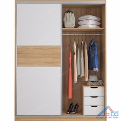Tủ quần áo gỗ MDF cánh lùa 1m6 - QA 14