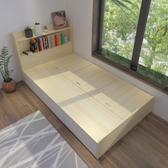 Giường ngủ thông minh kèm giá sách, phản lật - GN 17