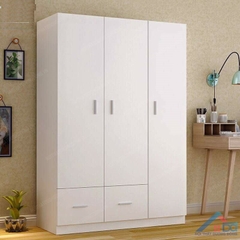 Tủ quần áo 3 cánh 2 ngăn kéo - QA 06