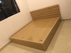 Giường ngủ 1.6m gỗ công nghiệp 2 ngăn kéo - GN 06