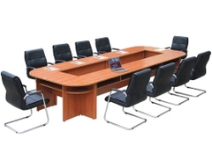 Bàn họp quây tròn melamine 3m6 - BH 16