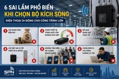 Những Sai Lầm Khi Chọn Bộ Kích Sóng Điện Thoại Di Động Cho Công Trình Lớn