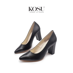 Giày da nữ đế vuông 8cm Kosu K-22006