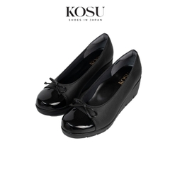 Giày da phối nơ 5,5cm Kosu K-25648