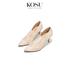Giày cao gót mũi nhọn ren Saki 7cm Kosu K-2620S