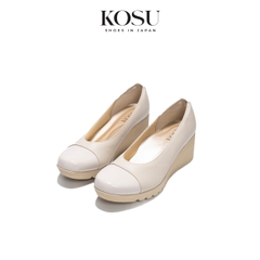 Giày da phối mũi bóng 6,5cm Kosu K-26063
