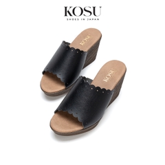 Dép đế xuồng viền hoa 8cm Kosu K-25M19