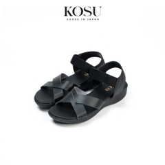 Sandal nữ đế xuồng quai chéo 4cm Kosu K-23363