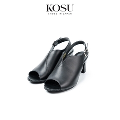 Sandal da thật 7cm Open Toe Kosu K-23014