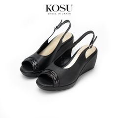 Sandal đế xuồng 7,5cm sequin Kosu K-24011
