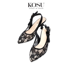 Giày cao gót phối ren Miya 7cm Kosu K-25030