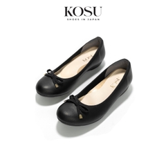 Giày da đế bệt đính nơ 2,5cm Kosu K-26076
