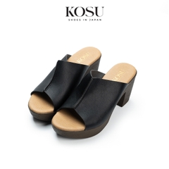 Dép cao gót đế vuông 8cm Kosu K-25351