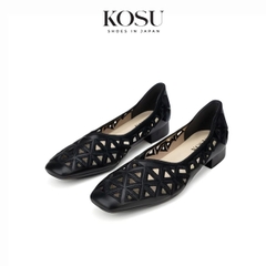 Giày bệt phối lưới thêu tay Kosu K-24772