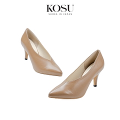 Giày da mũi nhọn 7cm Scarpin Kosu 2018