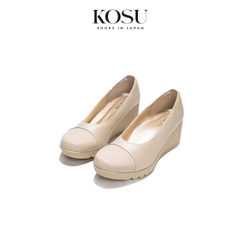 Giày da phối mũi bóng 6,5cm Kosu K-26063
