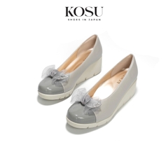 Giày da phối nơ 5,5cm Kosu K-26637