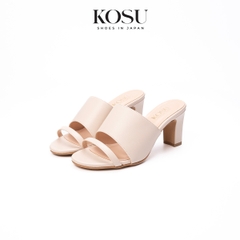 Dép cao gót đế vuông 7cm Kosu K-25317