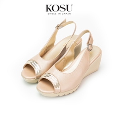 Sandal đế xuồng 7,5cm sequin Kosu K-24011