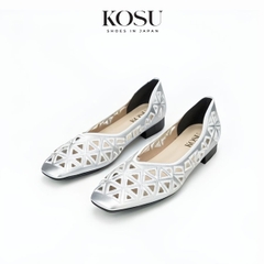 Giày bệt phối lưới thêu tay Kosu K-24772