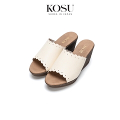 Dép đế xuồng viền hoa 8cm Kosu K-25M19