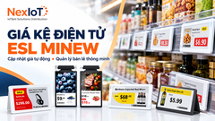 Giá Kệ Điện Tử ESL Minew Cho Siêu Thị, Bán Lẻ