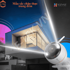 Camera IP WIFI ngoài trời Ezviz C3W (Có mầu ban đêm)