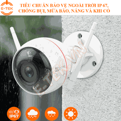 Camera IP WIFI ngoài trời Ezviz C3W (Có mầu ban đêm)