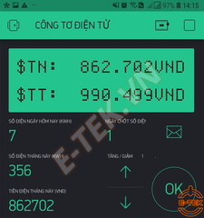 Công tơ điện tử WIFI BMC 100