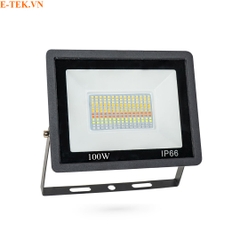 Đèn pha Led đổi màu RGB ngoài trời nháy theo nhạc 100W Wifi TUYA