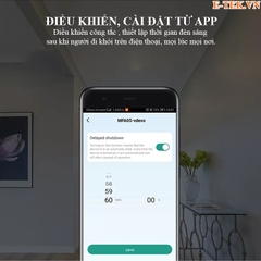 Thiết lập thời gian sáng cho đèn trên phần mêm TuyaSmart