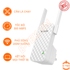 Bộ kích sóng WIFI Tenda A9 tính năng phù hợp cho gia đình