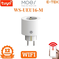 Ổ cắm điện thông minh wifi tuya, chuẩn EU, chính hãng MOES