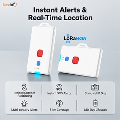 Thiết Bị Định Vị Nhân Sự LoRaWAN MWC05 Minew