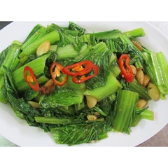 CẢI XANH Xào Tỏi