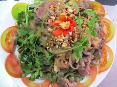 GỎI RAU CANG CUA CÁ MÒI