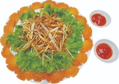 KHÔ MỰC XÉ KHOAI MÔN