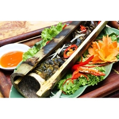 LƯƠN NGỒI ỐNG TRE