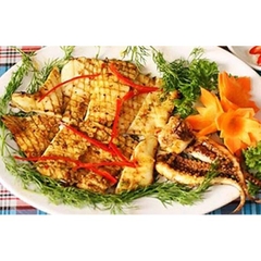MỰC NƯỚNG SẢ ỚT