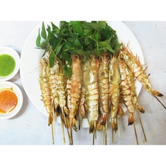 TÔM SÚ NƯỚNG MỌI