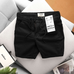 FAPAS BLACK DENIM SHORT