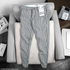 FAPAS STRIPED CROPPED JEAN