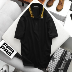 FAPAS BLACK TIGER POLO SHIRT